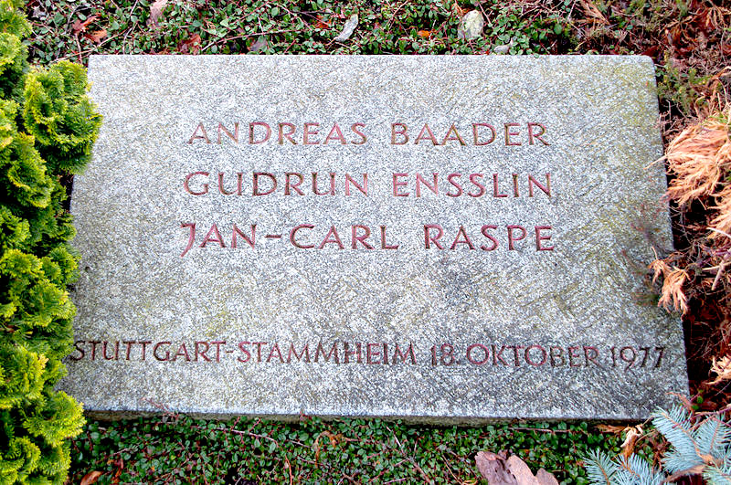 Grab von Gudrun Ensslin auf dem Dornhalden-Friedhof in Stuttgart