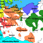 Verbreitung der Germanen um 50 n.Chr.